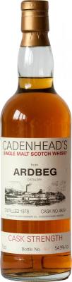 Ardbeg 1978 CA Distillery Label #4829 54.9% 700ml