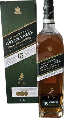 Johnnie Walker Green Label 43% 1000ml