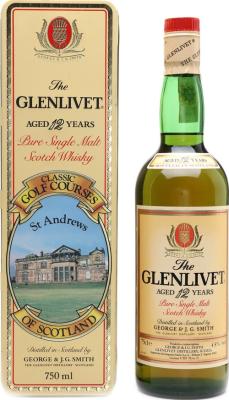 Glenlivet 12yo Classic Golf Courses of Scotland Turnberry 43% 750ml