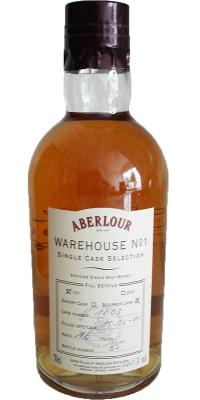 Aberlour 1994 Warehouse #1 Single Cask Selection #1603 60.3% 700ml