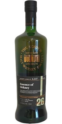 Highland Park 1991 SMWS 4.237 Essence of Orkney 1st Fill American Oak Ex-Pedro Ximenez Hogsh 51.9% 750ml