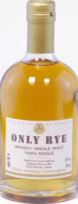 Glann year Mor Only Rye 46% 500ml