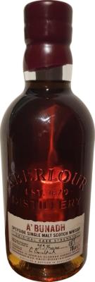 Aberlour A'bunadh batch #83 Norge 59.5% 700ml