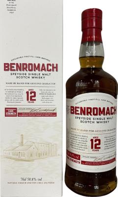 Benromach 12yo Cask Strength 1st Fill Sherry & Bourbon Taiwan 58.8% 700ml