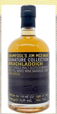 Bruichladdich 2008 Df Jim McEwan Signature Collection 6.1 1st fill Grenache Blanc Barrique 56.5% 700ml