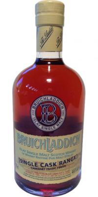 Bruichladdich 1986 Single Cask Range Cabernet Franc Finish 46.6% 700ml