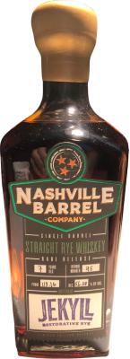 Nashville Barrel Company 7yo Single Barrel Rare Release #45 56.58% 750ml