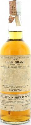 Glen Grant 27yo RWD Sherry Wood Samaroli 43% 750ml