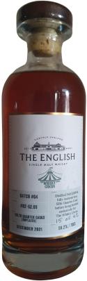 The English Whisky 2009 50 ltr quarter cask unpeated 59.2% 700ml