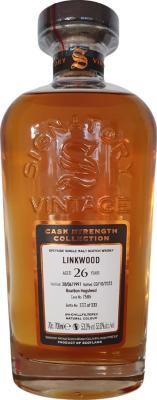 Linkwood 1997 SV Cask Strength Collection Bourbon Hogshead 53% 700ml