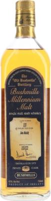 Bushmills 1975 Millennium Malt Cask no.133 Selected for John Miskelly #46 Schneiders of Cap. Hill 43% 750ml