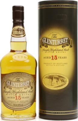 Glenturret 15yo Single Highland Malt Oak Casks 40% 700ml