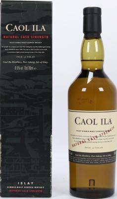 Caol Ila Natural Cask Strength 61.6% 700ml