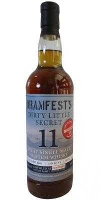 Islay Single Malt Scotch Whisky 11yo ElD Dramfest's Dirty Little Secret Refill Butt 56.9% 700ml