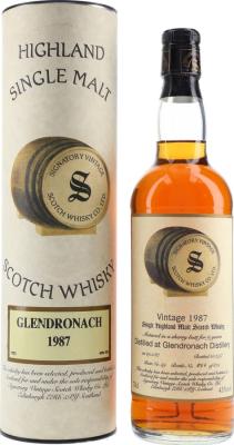 Glendronach 1987 SV Vintage Collection Sherry Butt #58 43% 700ml