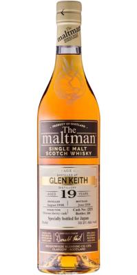 Glen Keith 1998 MBl The Maltman Oloroso Sherry Cask 128291 Japan Exclusive 52.2% 700ml