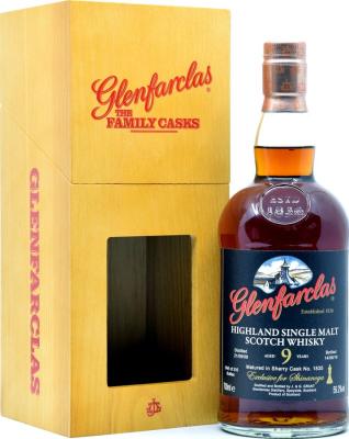 Glenfarclas 2009 Sherry #1835 Shinanoya 59.2% 700ml