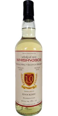 Knockdhu 2008 WJ 10yo Anniversary Bourbon Cask 59.2% 700ml