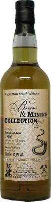 Bruichladdich 2003 JW Brass & Mining Collection Bourbon Cask German Whisky Fairs 2016 52.5% 700ml