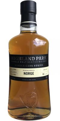 Highland Park 2003 Single Cask Series Refill Butt #4921 Norway 59.7% 700ml