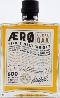 AEro Whisky Local Oak Oak 67% 500ml