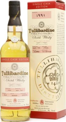 Tullibardine 1991 Single Cask Edition #3521 46% 700ml