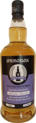 Springbank Barley to Bottle Tour 2023 FF Bourbon Refill Rum RF Sherry Holger Kurz 20% 700ml