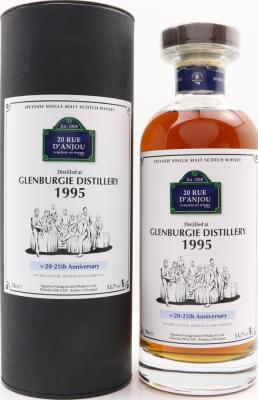 Glenburgie 1995 SV 20 Rue D'Anjou First Fill Sherry Butt Finish LMDW 53.7% 700ml