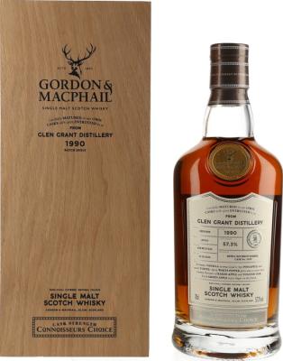 Glen Grant 1990 GM Connoisseurs Choice Cask Strength Refill Bourbon Barrel #5109 57.3% 700ml