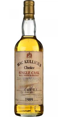 Caol Ila 1989 McC 43% 700ml