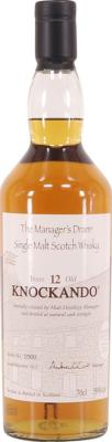 Knockando 12yo The Manager's Dram 59% 700ml