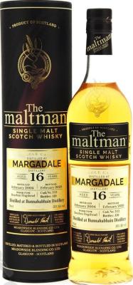 Margadale 2004 MBl The Maltman Bourbon Hogshead #2122 50% 700ml