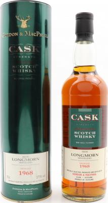 Longmorn 1968 GM Cask Strength Refill Sherry Hogshead #5278 57.9% 700ml