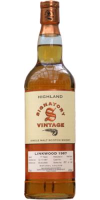 Linkwood 1987 SV Vintage Collection Refill Butt #4147 43% 700ml