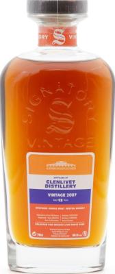 Glenlivet 2007 SV Cask Strength Collection 1st Fill Sherry Hogshead #900194 Whisky Live 2020 Paris 66% 700ml