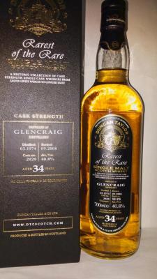 Glencraig 1974 DT Rarest of the Rare 2929 40.8% 700ml