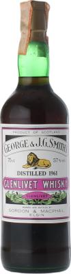 Glenlivet 1961 GM George & J.G. Smith's Sherry cask 57% 750ml
