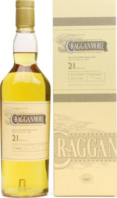 Cragganmore 1989 Diageo Special Releases 2010 American Refill Oak 56% 700ml