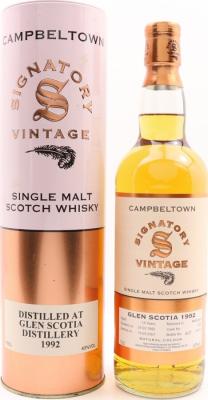 Glen Scotia 1992 SV Vintage Collection 14yo Refill Butt #338 43% 700ml