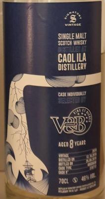 Caol Ila 2010 SV Signatory Vintage Hogshead 318713 V&B 46% 700ml