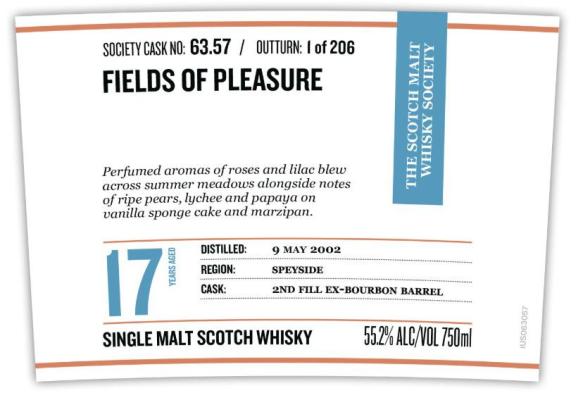 Glentauchers 2002 SMWS 63.57 2nd Fill Ex-Bourbon Barrel 55.2% 750ml