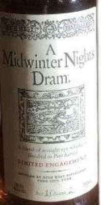 High West A Midwinter Nights Dram Act 10 Scene 2 French Oak Port Barrel Finish 49.3% 750ml