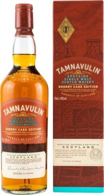 Tamnavulin Sherry Cask Edition American oak + Finished in 3 diff Sherry Cask 40% 700ml