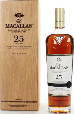 Macallan 25yo Remy Martin Amerique import Sherry Oak Casks 43% 750ml