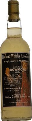 Bowmore 1991 UD Holland Whisky Association 43% 700ml
