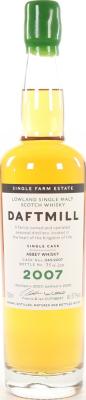 Daftmill 2007 Single Cask 1st fill Heaven Hill bourbon 043/2007 Abbey Whisky 57.1% 700ml