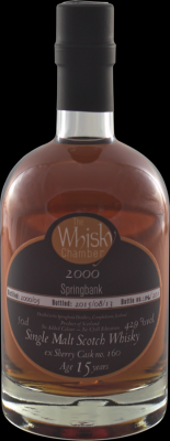 Springbank 2000 WCh Sherry Hogshead #160 42.9% 500ml