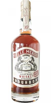 Belle Meade Bourbon 2006 Single Barrel Charred New American Oak Barrel 1606 Nelson Greenbrier Gift Shop 56.05% 750ml