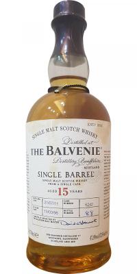 Balvenie 15yo Single Barrel Traditional Oak Cask #6242 47.8% 700ml