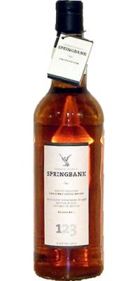 Springbank 1998 AD George Geigy's Release 1 #4 51.5% 700ml